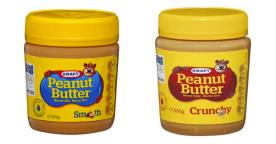 Photo of two Kraft Peanut Butter jars